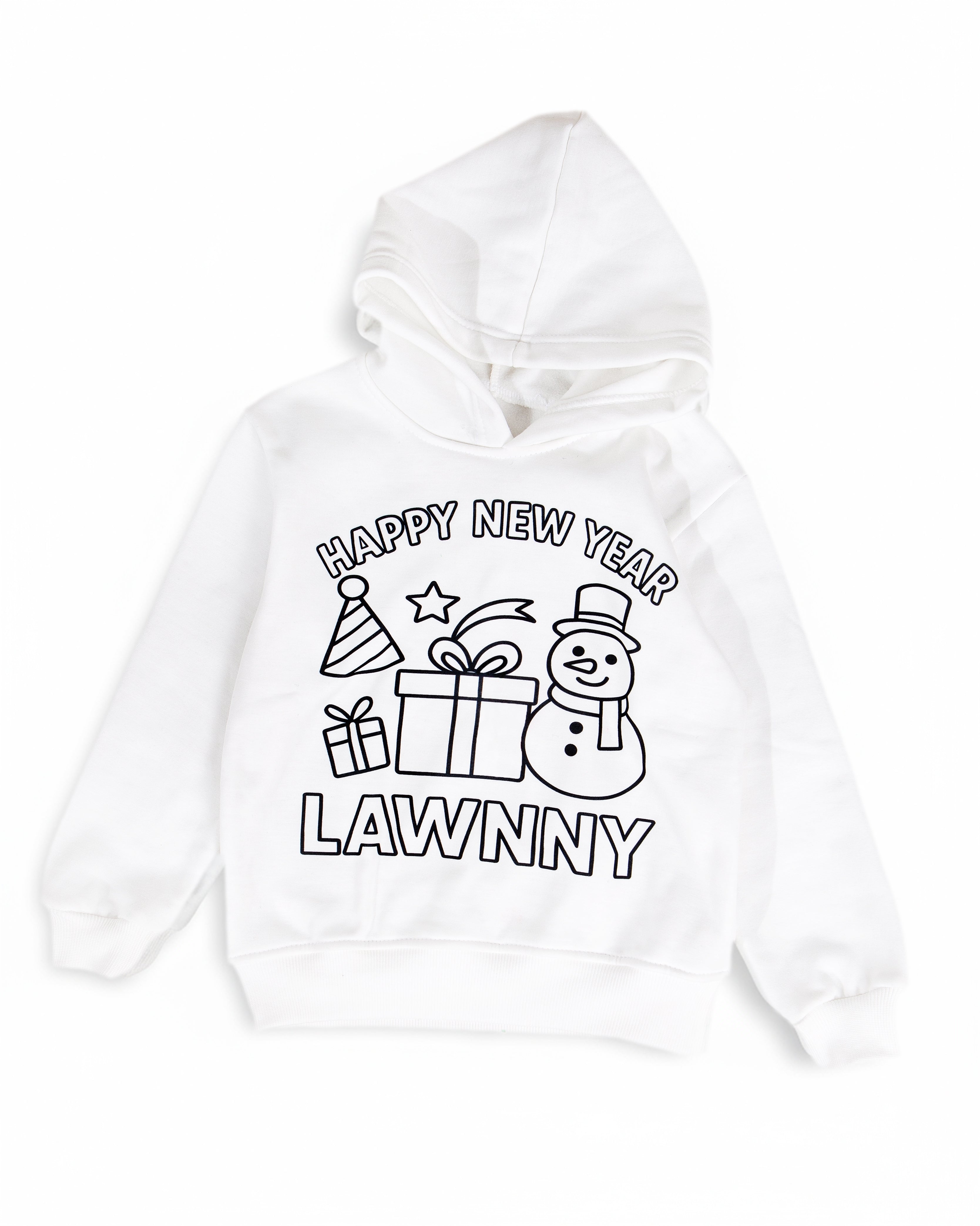 New Year Hoodie +  12 washable colors