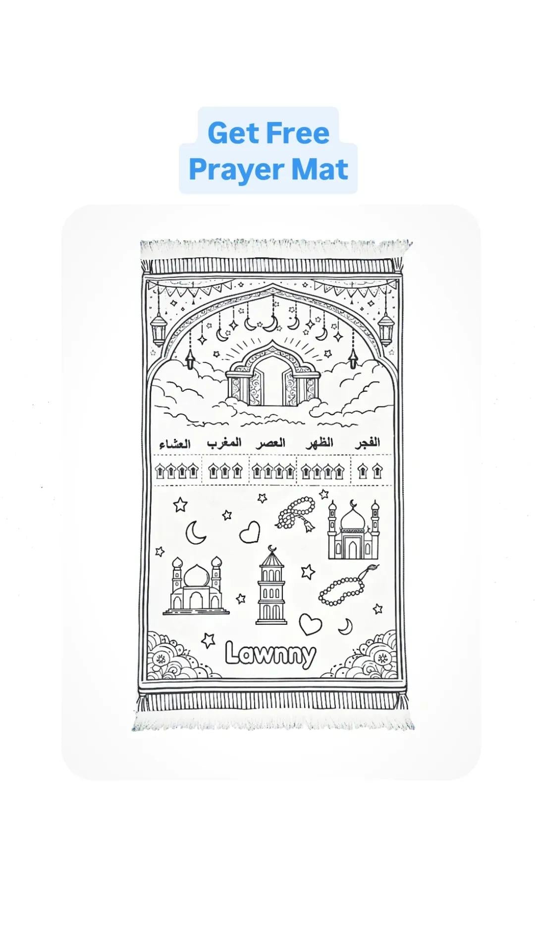 Pajama (Cloudy Design) + Free Gift (Hoodie or Prayer Mat)