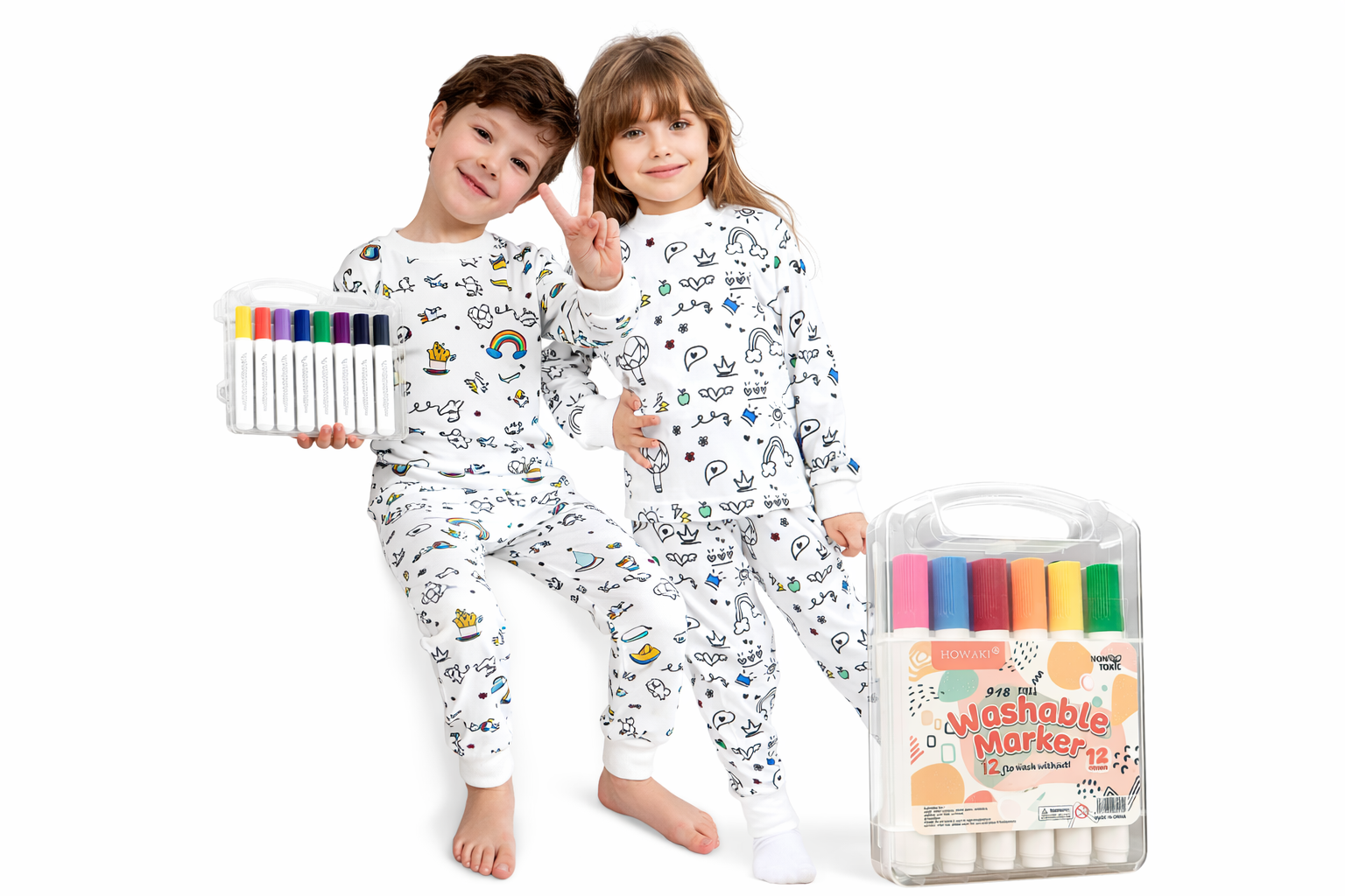 Pajama (Cloudy Design) + Free Gift (Hoodie or Prayer Mat)