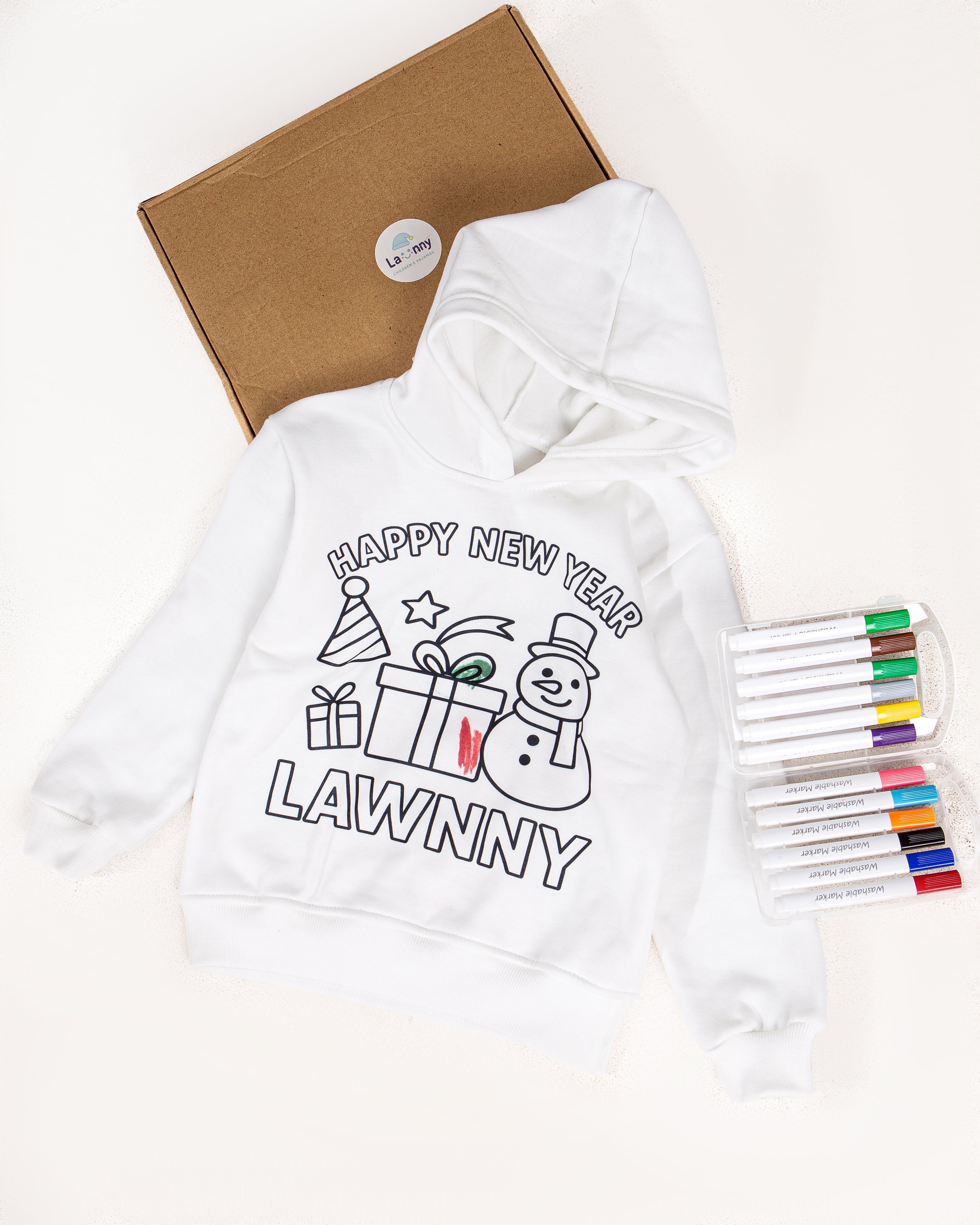 New Year Hoodie +  12 washable colors