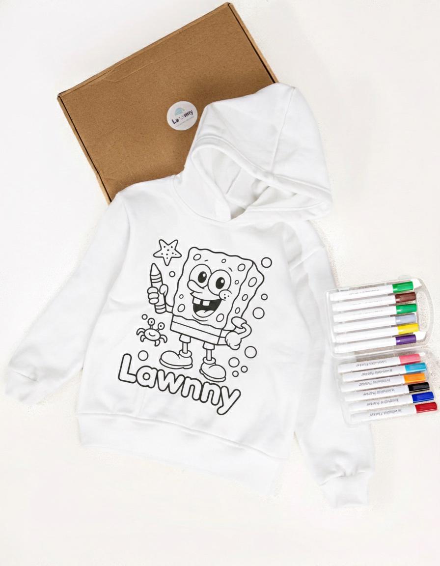 Sponge Bob Hoodie +  12 washable colors