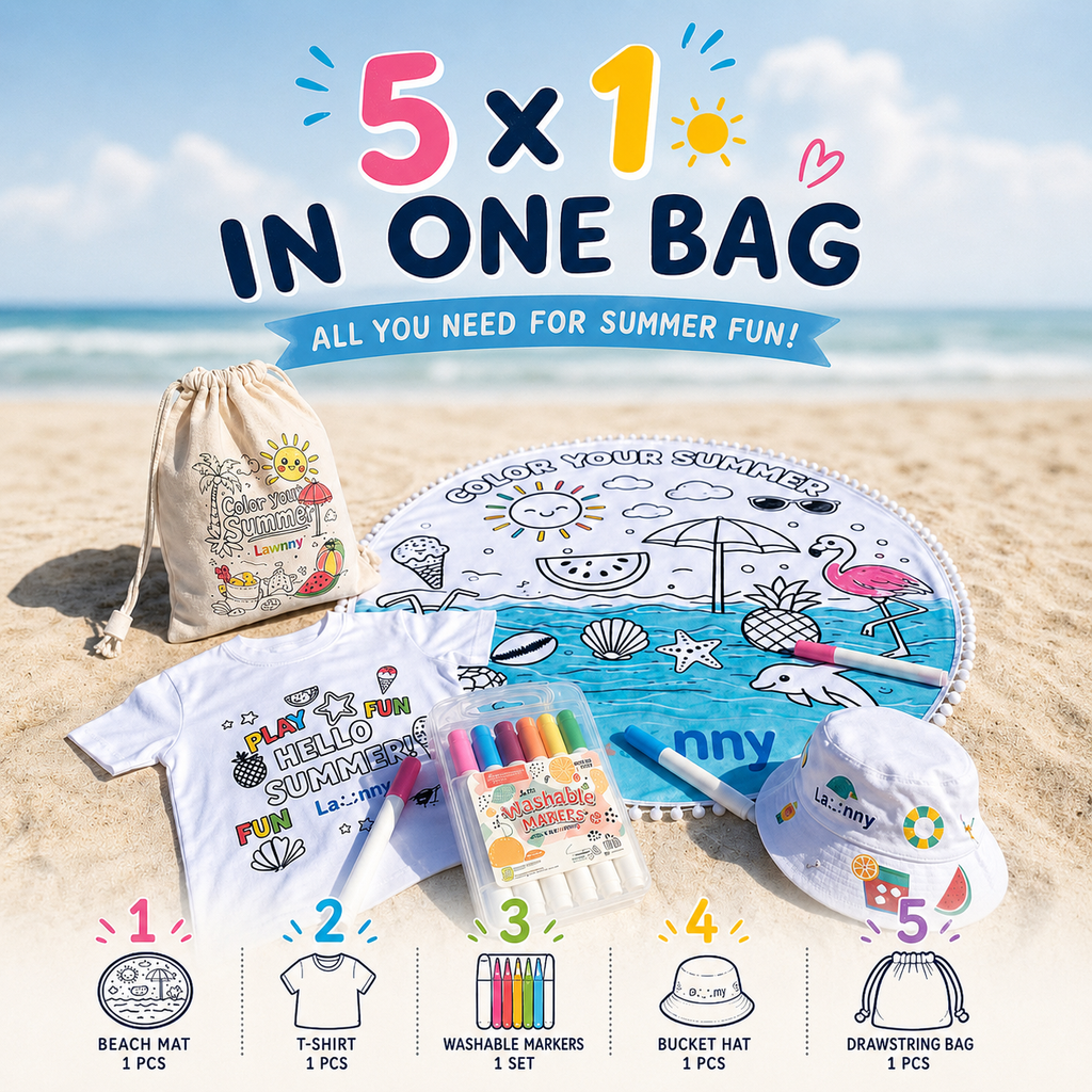 Beach Bundle  5 × 1 in one bag